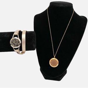 Necklace & Bracelet, Essential oils, Accessory Set